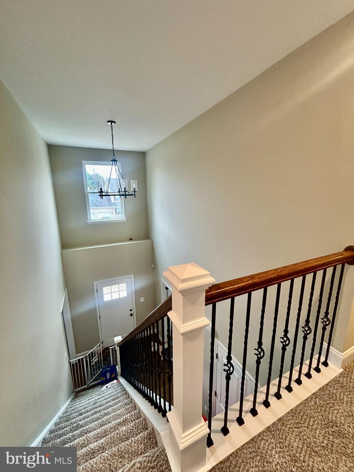 442 Waterfords Edge Court Atco, NJ 08004 - Photo 20 of 37 a view of a hallway with a chandelier