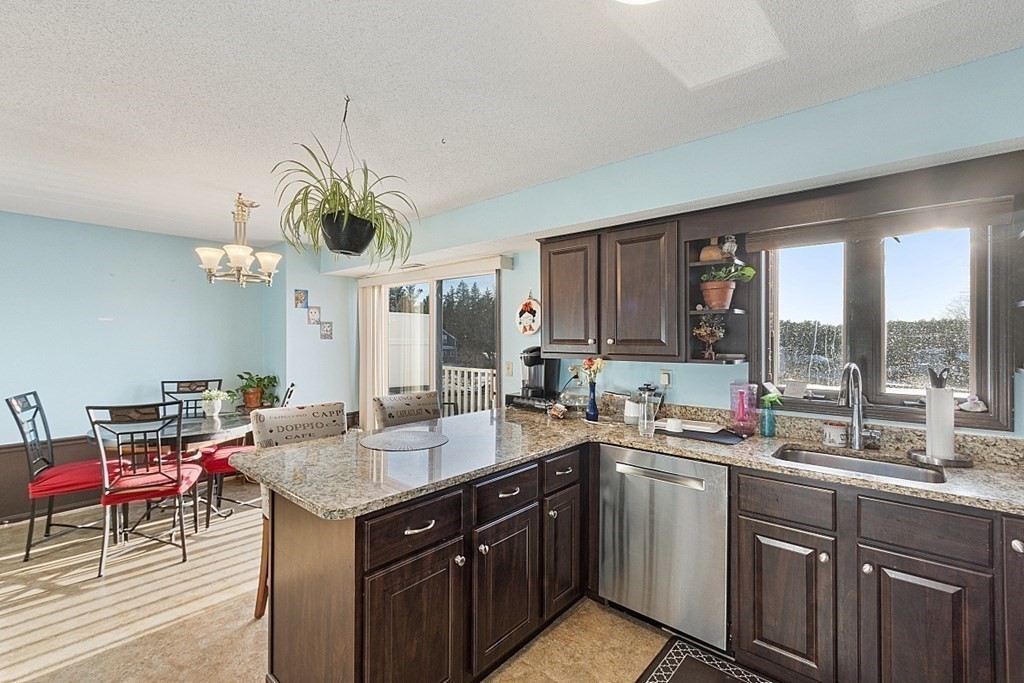 84 Century Way, Unit 84 Gardner, MA 01440 - Photo 9 of 28 a kitchen with a sink a counter space appliances and cabinets