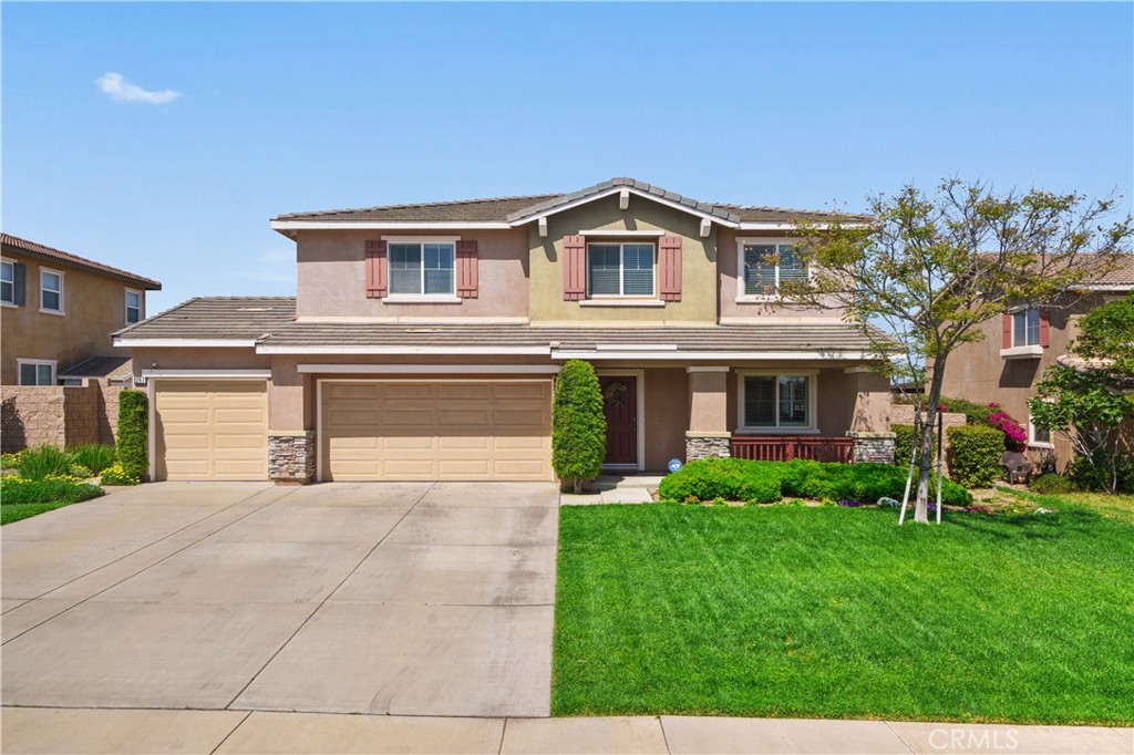9297 Golden Lantern Road Riverside, CA 92508 - Photo 1 of 1 a front view of house with yard and green space