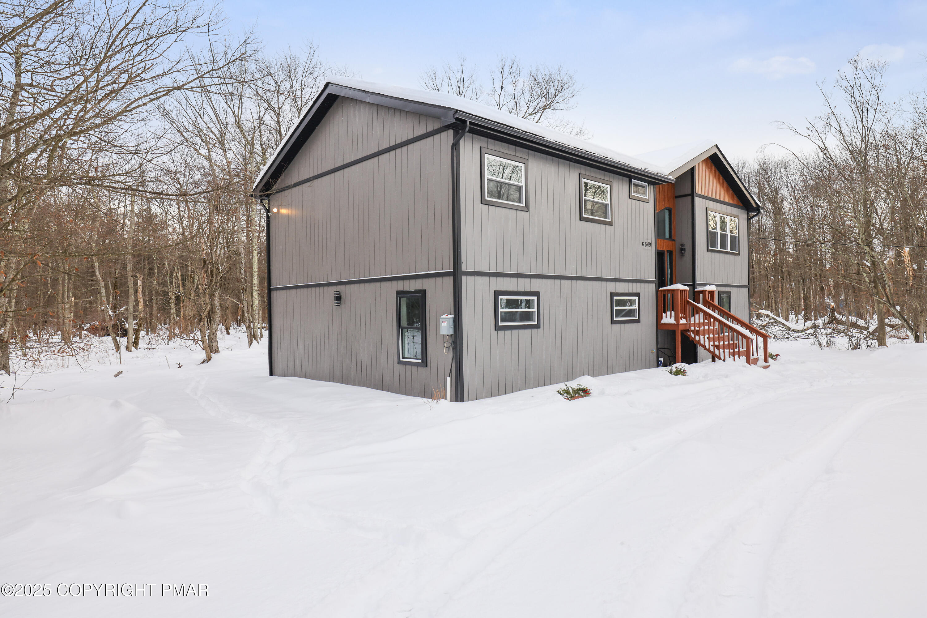 1254 Winding Way Tobyhanna, PA 18466 - Photo 37 of 46 a view of parking space in front of a house