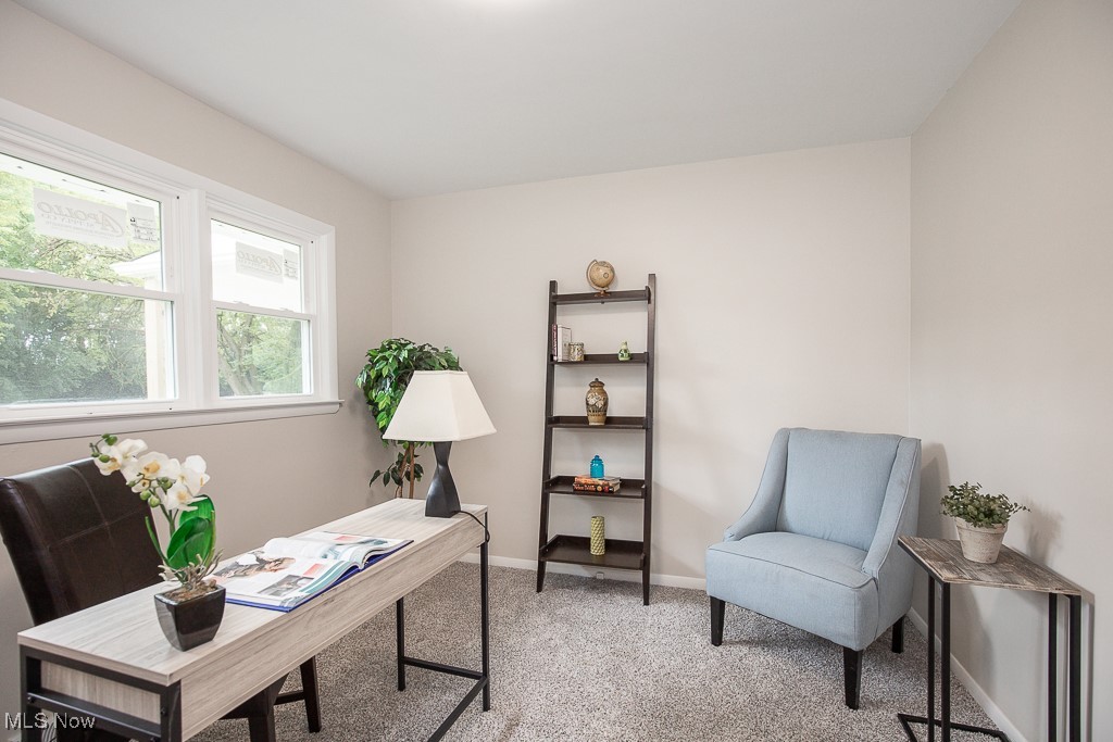 22210 Emery Road Cleveland, OH 44128 - Photo 20 of 32 Office featuring light colored carpet and baseboards