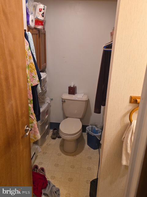 100 Mill Street Trout Run, PA 17771 - Photo 16 of 17 a bathroom with a toilet and a shower