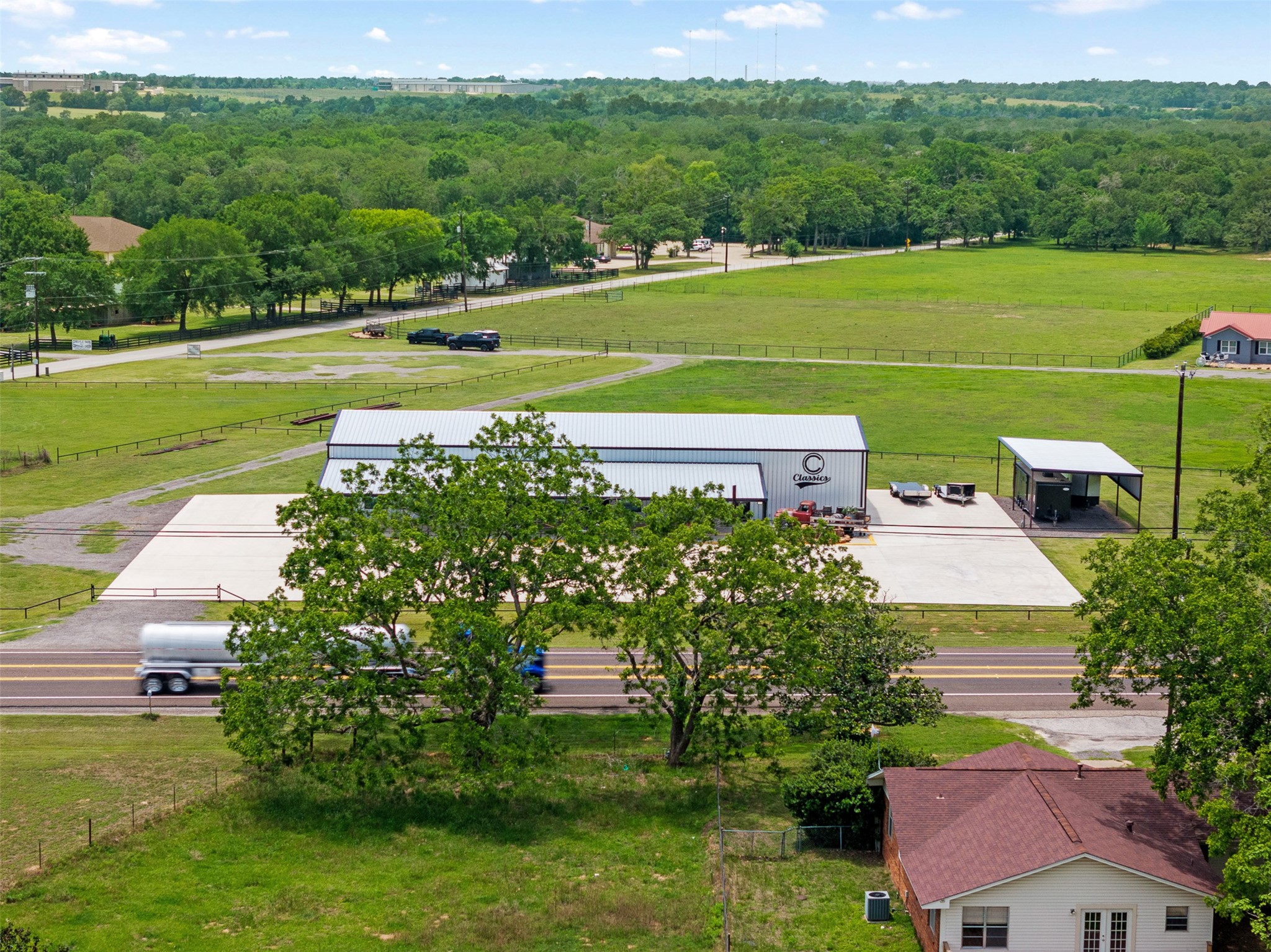 1229 Highway 36 Caldwell, TX 77836 - Photo 31 of 31 a view of a big yard with swimming pool and green space