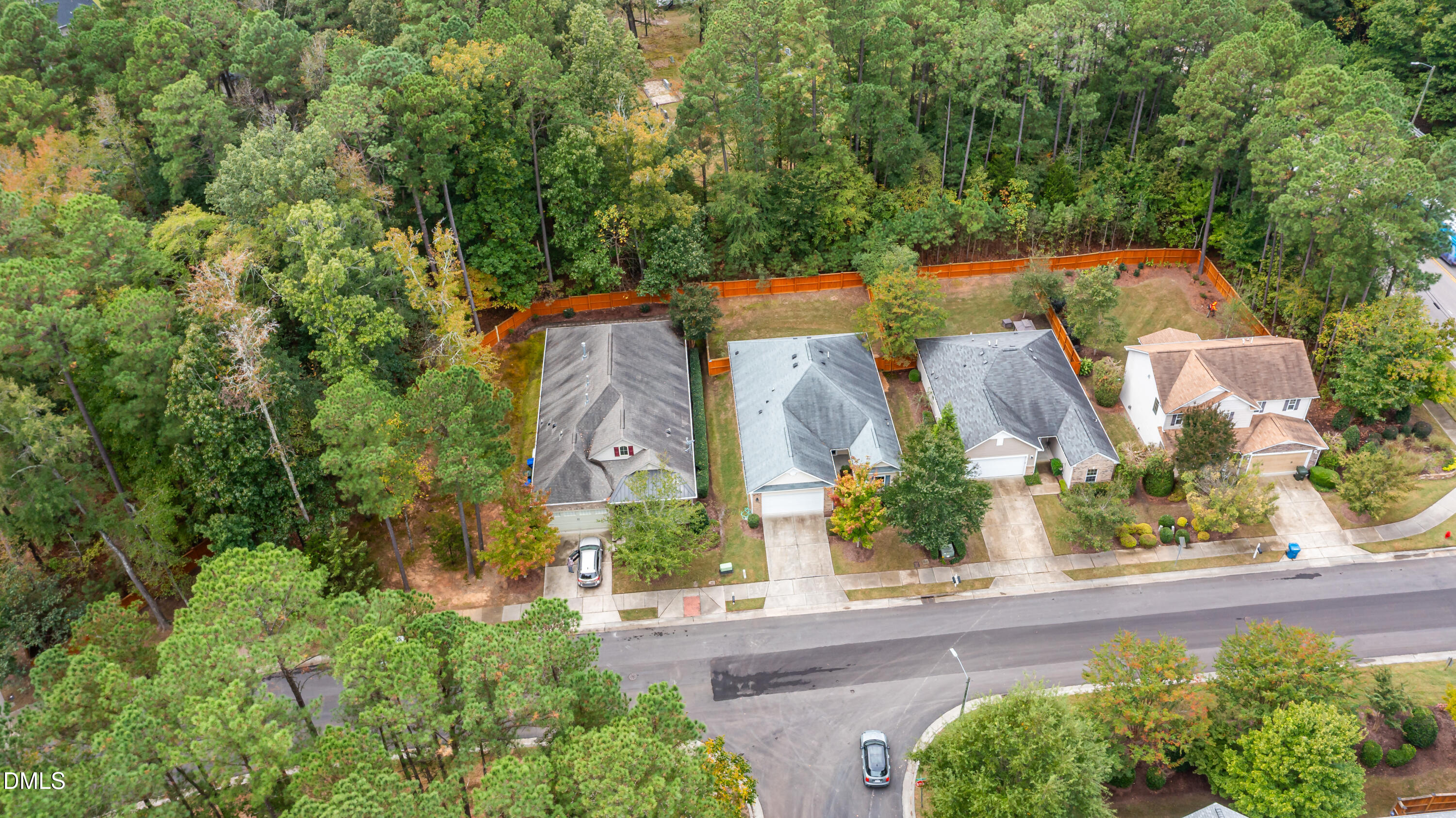 33 Juliette Drive Durham, NC 27713 - Photo 6 of 39 an aerial view of a house with a yard and garden