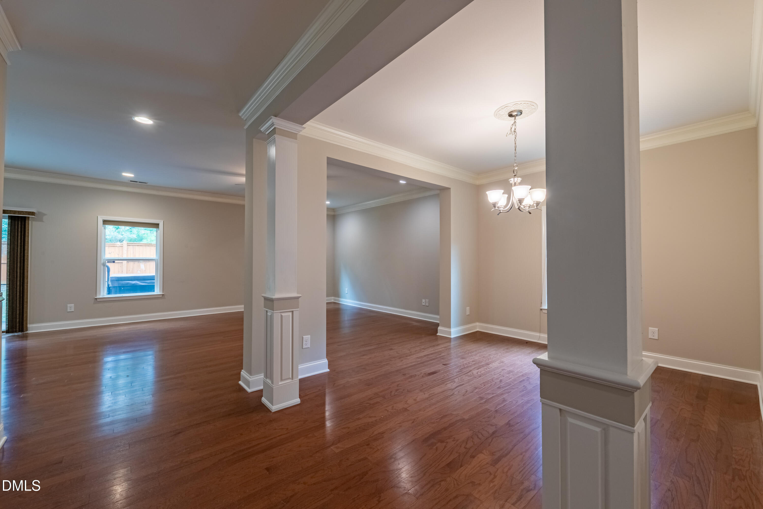 33 Juliette Drive Durham, NC 27713 - Photo 9 of 39 a view of empty room with wooden floor