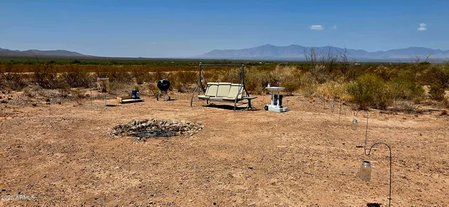 a view of a terrace with chairs