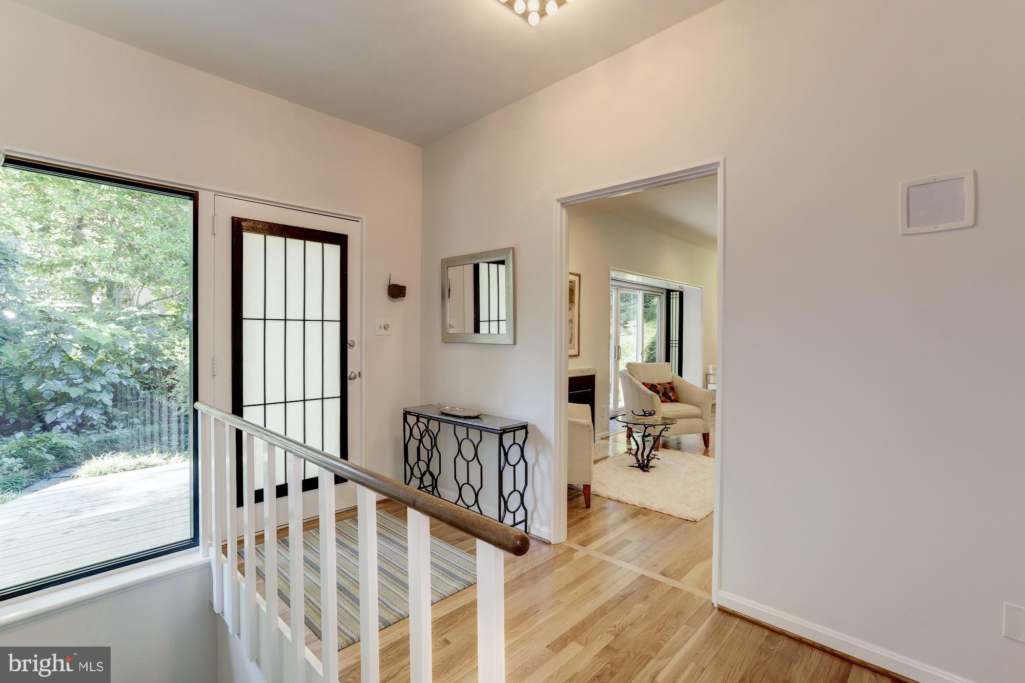 4870 Reservoir Road Northwest Washington, DC 20007 - Photo 11 of 44 Foyer Leading into Living Room