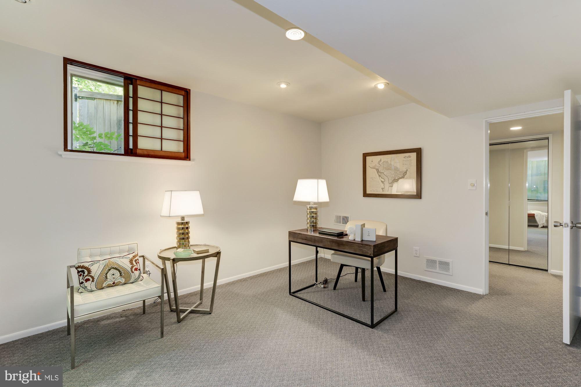 4870 Reservoir Road Northwest Washington, DC 20007 - Photo 33 of 44 Lower Level Office/Bonus Room