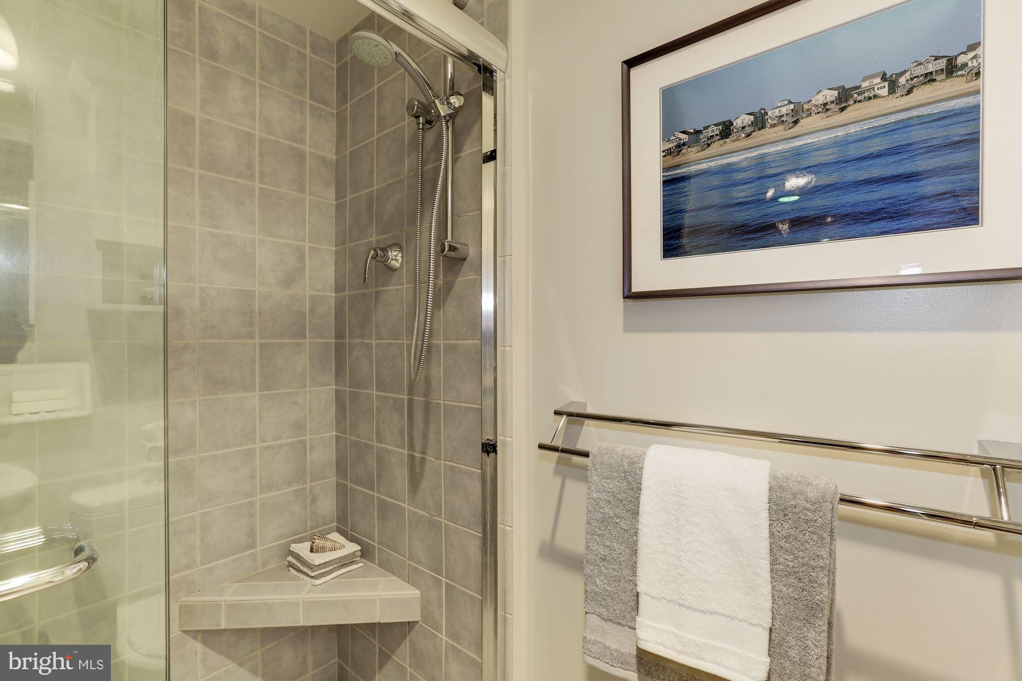 4870 Reservoir Road Northwest Washington, DC 20007 - Photo 35 of 44 Renovated Lower Level Bathroom