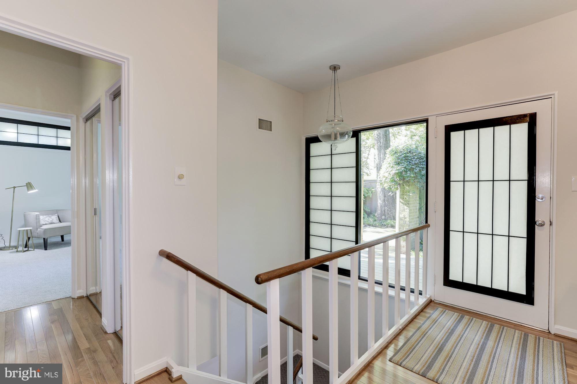 4870 Reservoir Road Northwest Washington, DC 20007 - Photo 10 of 44 Foyer with Shoji Screens