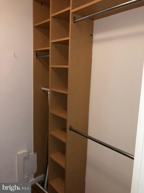 1 Scott Circle Northwest, Unit 814 Washington, DC 20036 - Photo 3 of 15 Spacious closet with organized shelving.
