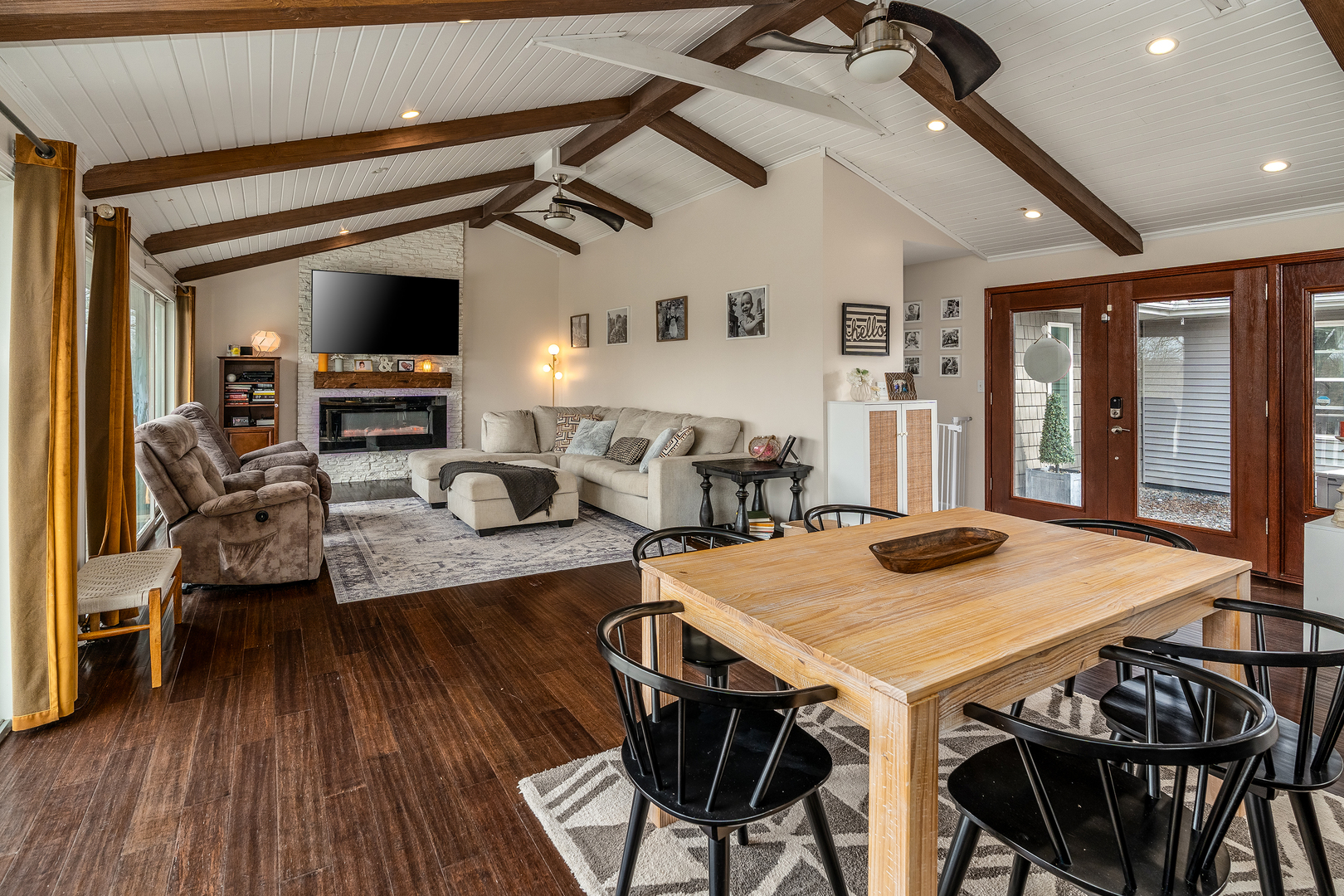 2930 Campground Road Anna, IL 62906 - Photo 14 of 70 a view of a dining room with furniture window and wooden floor