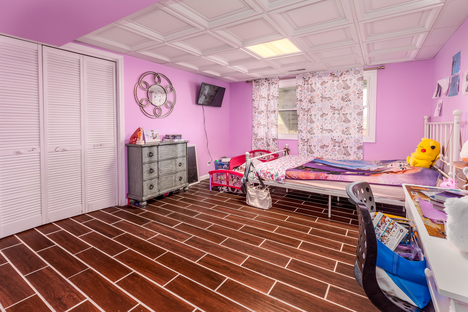 2930 Campground Road Anna, IL 62906 - Photo 52 of 70 a bedroom with a bed and a chandelier