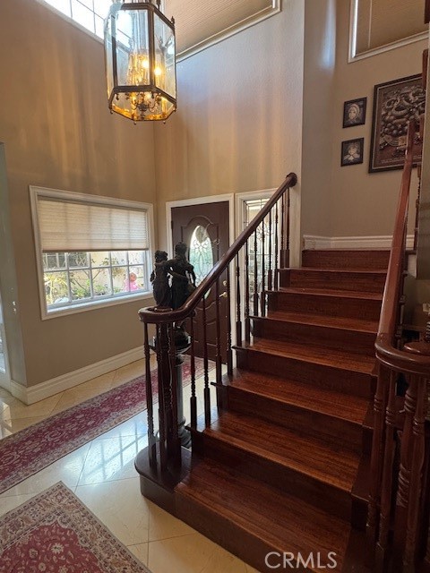 10821 Vida Drive Villa Park, CA 92861 - Photo 7 of 39 a view of entryway and hall with wooden floor