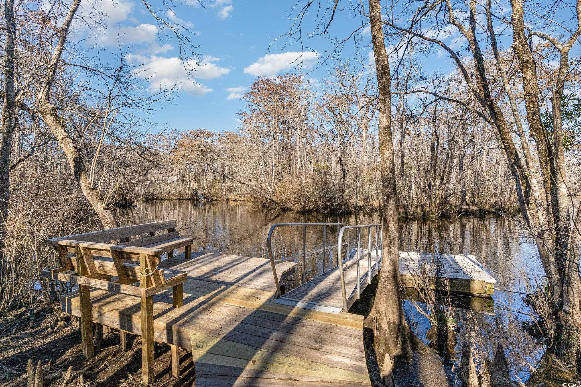 80 Stonington Drive Murrells Inlet, SC 29576 - Photo 39 of 40 your own Private Dock on Collins Creek