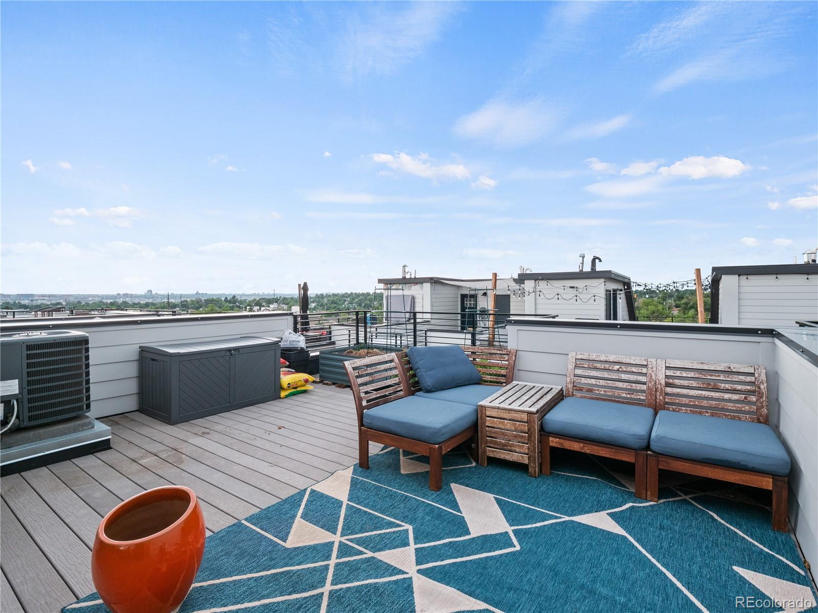 1284 Stuart Street Denver, CO 80204 - Photo 19 of 27 a terrace view with sitting space