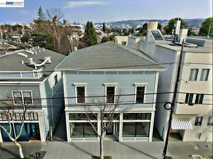 a aerial view of a house