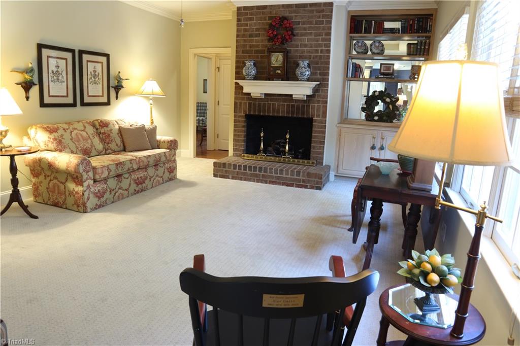 1236 Gatehouse Road High Point, NC 27262 - Photo 8 of 17 Large Family Room with new carpet and paint