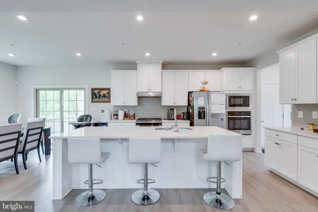 a view of a garden from a balcony