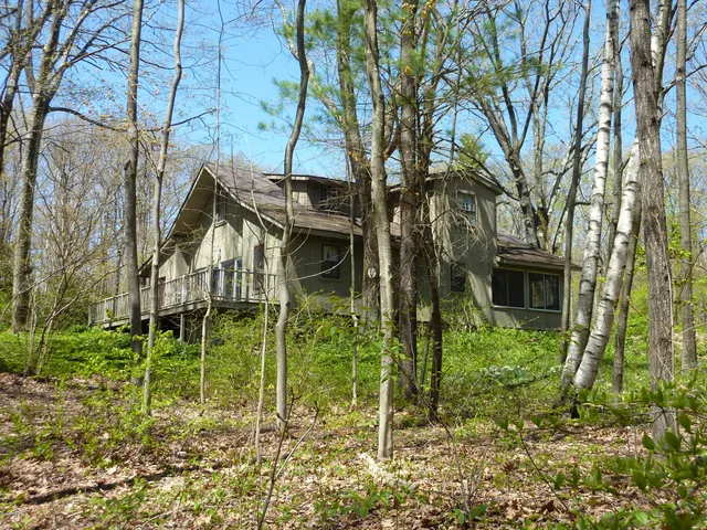 a view of a back yard