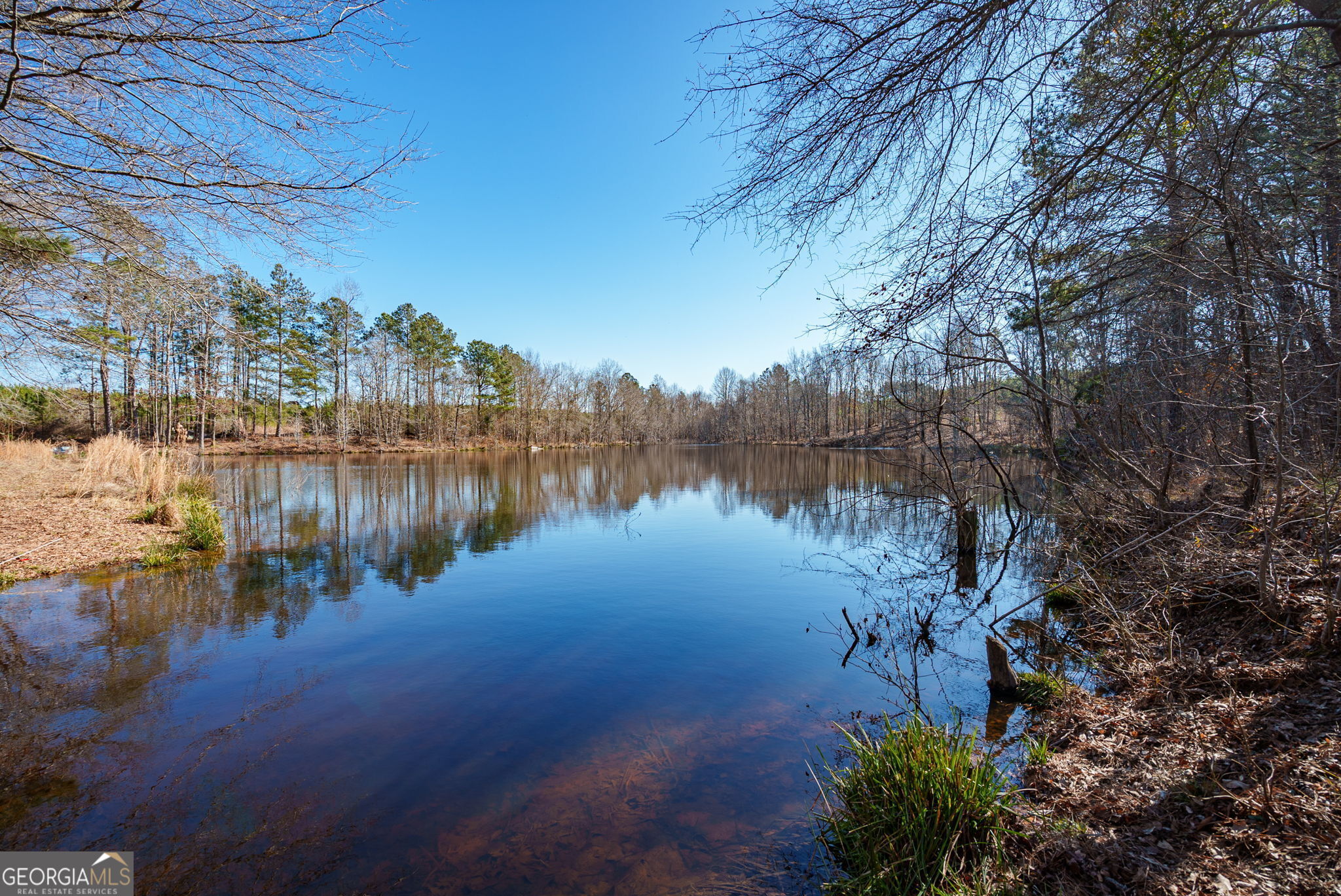 0 Warren Road White Plains, GA 30678 - Photo 22 of 37 a view of a lake with houses in the back