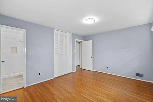 a view of an empty room