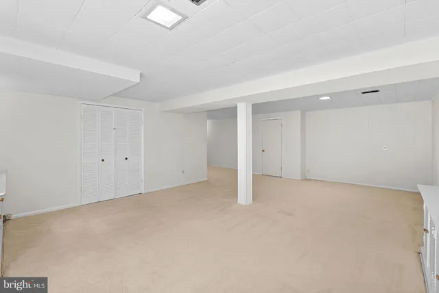 a view of an empty room