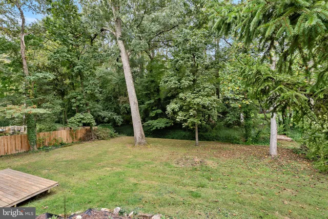 a view of an outdoor space and a yard