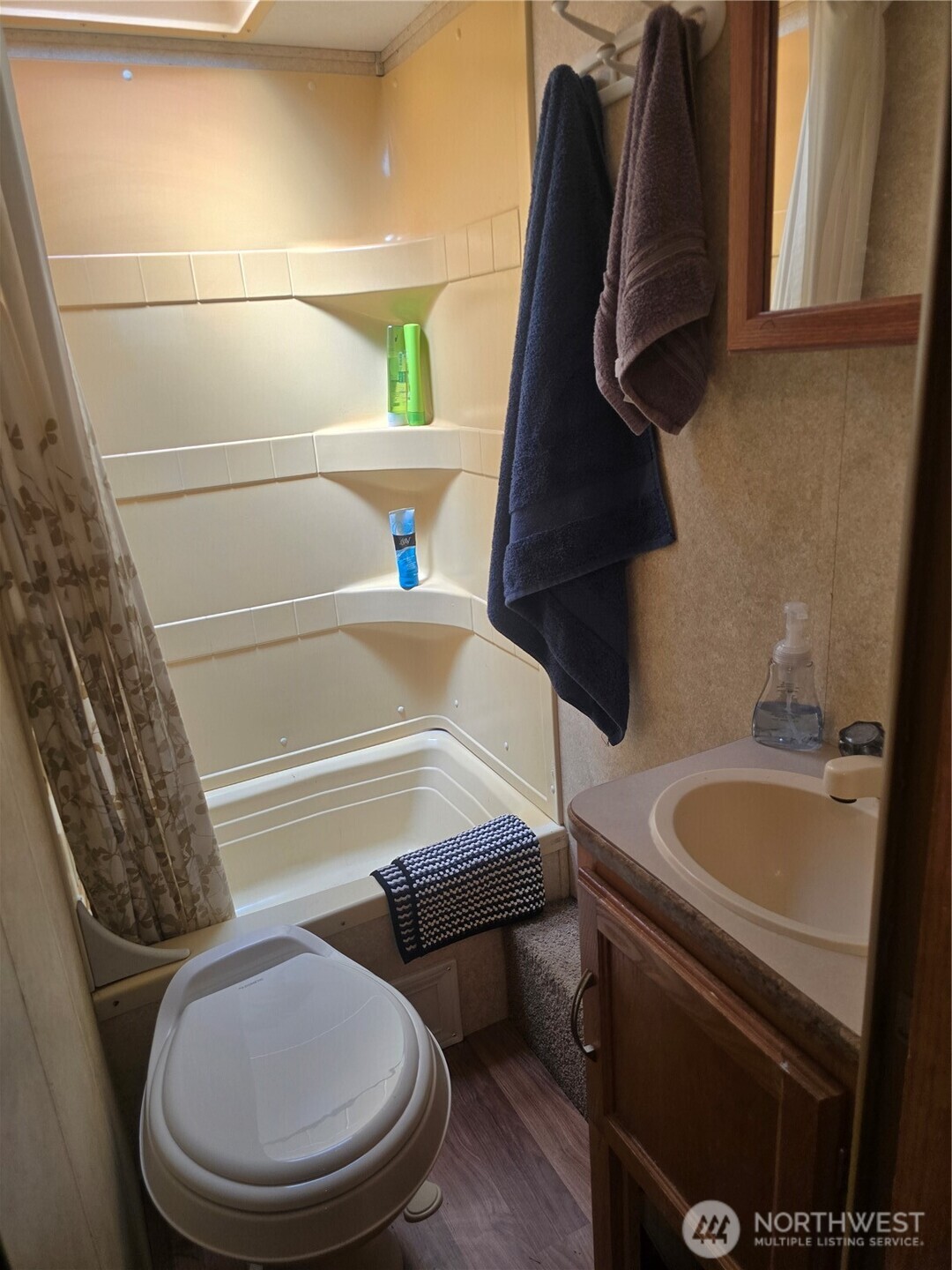 35-2 Wilderness Way Maple Falls, WA 98266 - Photo 9 of 22 a bathroom with a toilet and a sink