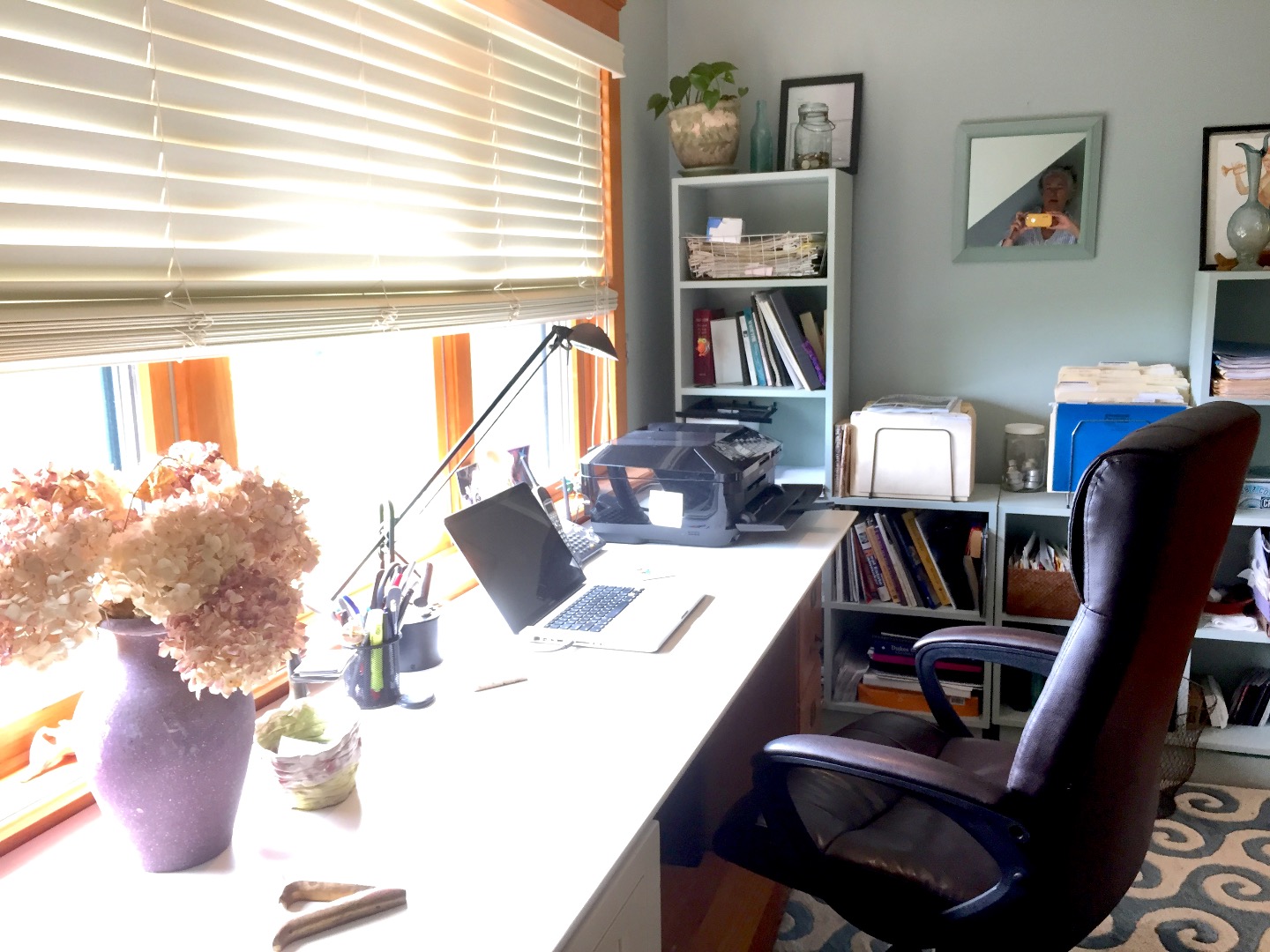 4 Raymonds Way Aquinnah, MA 02535 - Photo 14 of 20 a view of a workspace with furniture and a potted plant