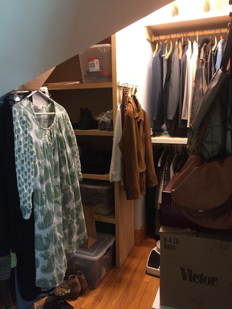 4 Raymonds Way Aquinnah, MA 02535 - Photo 16 of 20 a view of walk in closet with clothes and shoes
