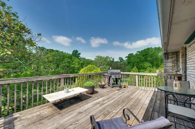 a view of yard with green space