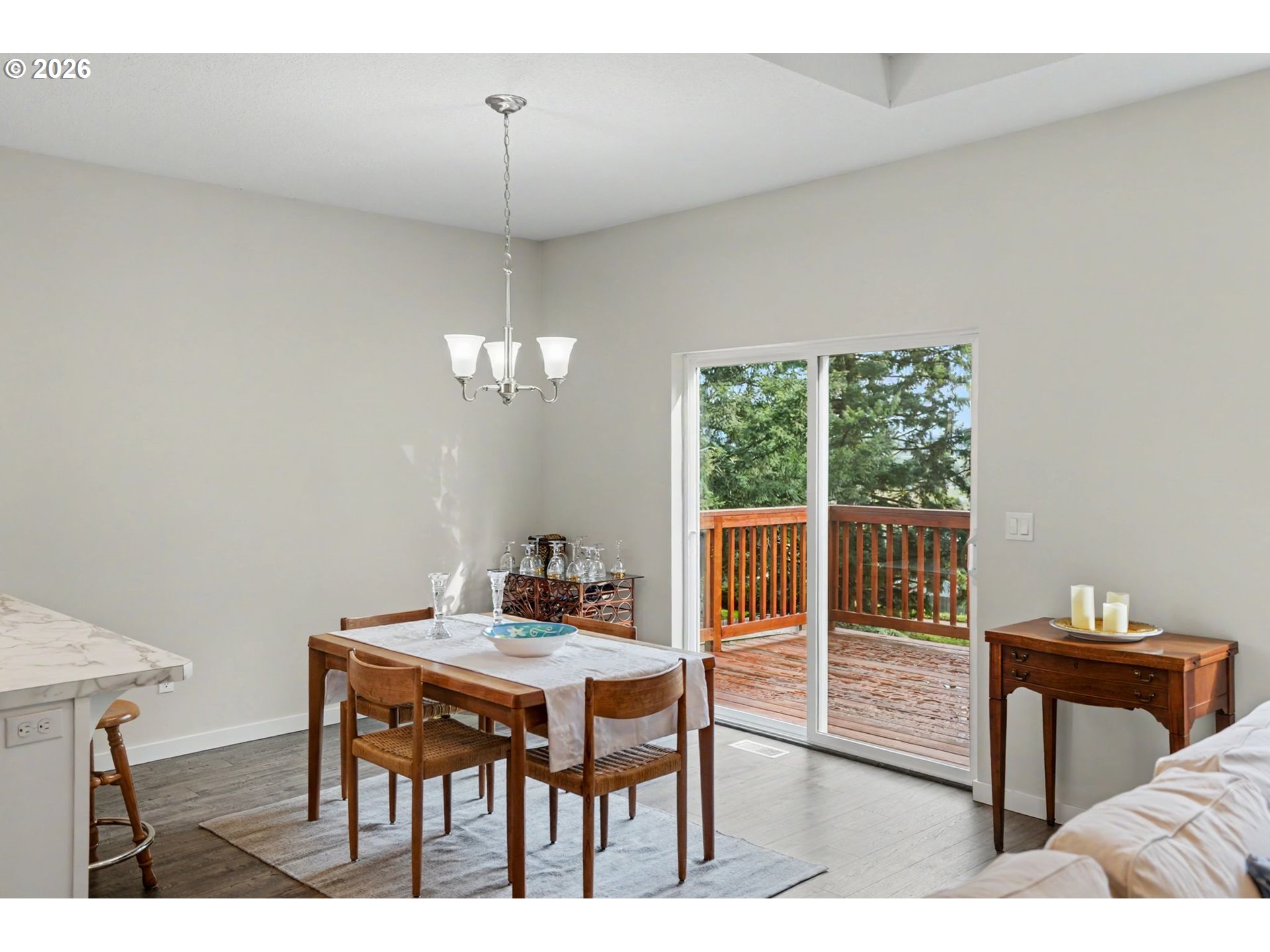 415 Northwest 6th Street Willamina, OR 97396 - Photo 10 of 34 a view of a dining room with furniture window and outside view
