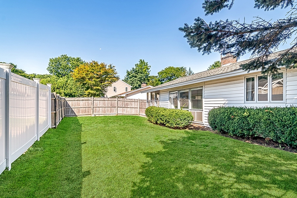 14 Rosslare Road, Unit 14 Framingham, MA 01701 - Photo 19 of 20 a view of backyard with garden and trees