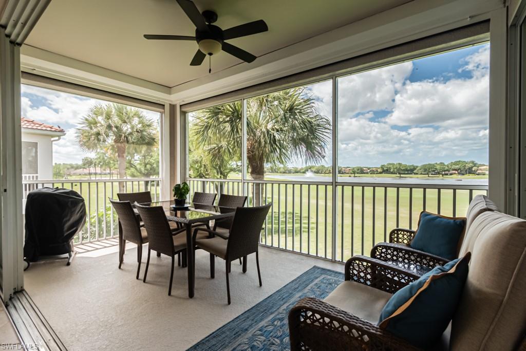 1965 Crestview Way, Unit 156 Naples, FL 34119 - Photo 28 of 45 a view of a dining room with furniture window and outside view