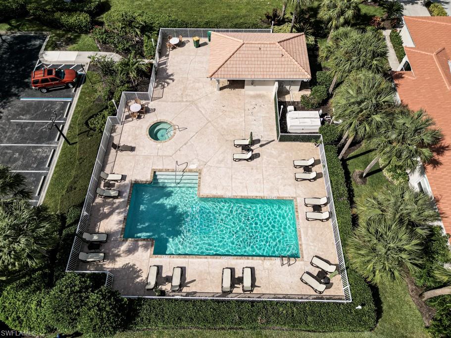 1965 Crestview Way, Unit 156 Naples, FL 34119 - Photo 41 of 45 an aerial view of a house with outdoor space