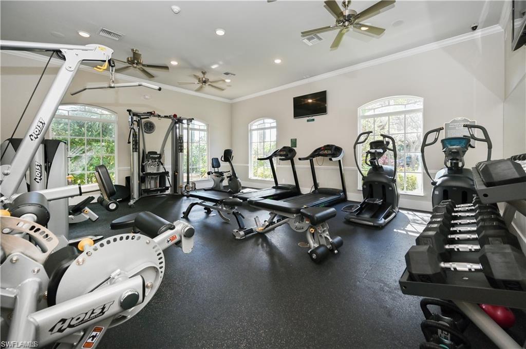 1965 Crestview Way, Unit 156 Naples, FL 34119 - Photo 43 of 45 a view of a room with gym equipment