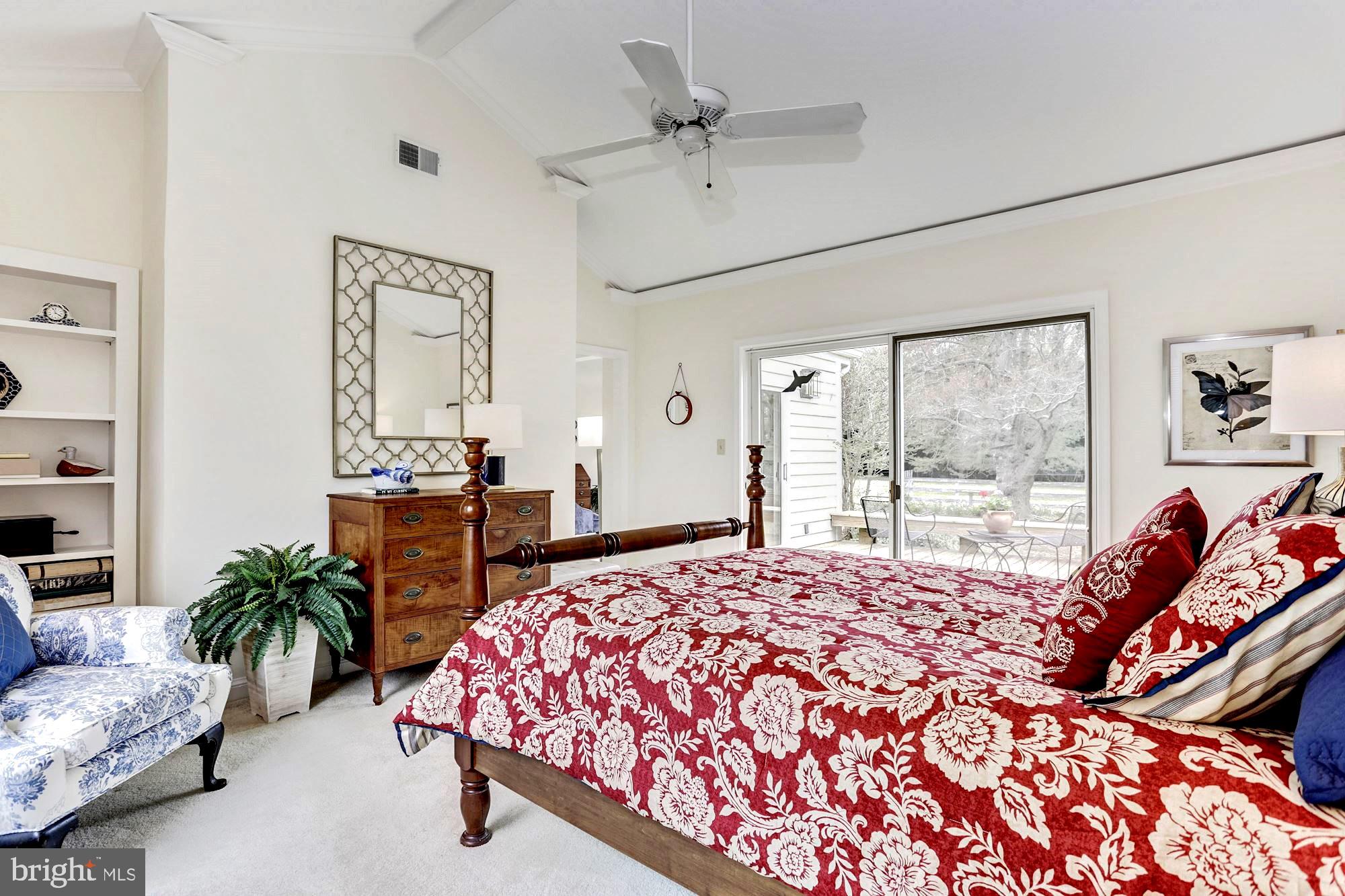 10820 Edison Road Potomac, MD 20854 - Photo 28 of 65 MASTER ALSO HAS BUILT-IN BOOKCASE & CEILING FAN