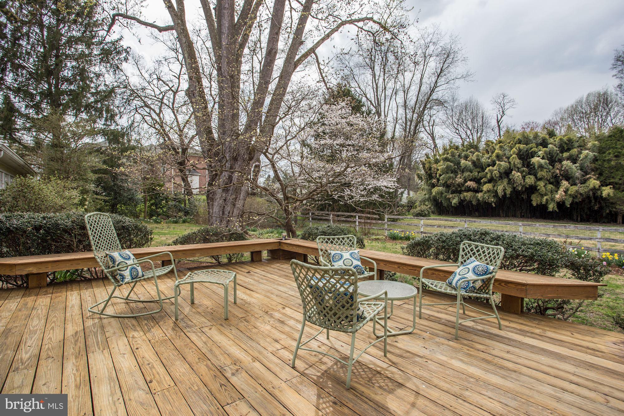10820 Edison Road Potomac, MD 20854 - Photo 54 of 65 DECKS HAVE BUILT-IN SEATING & GREAT VIEWS