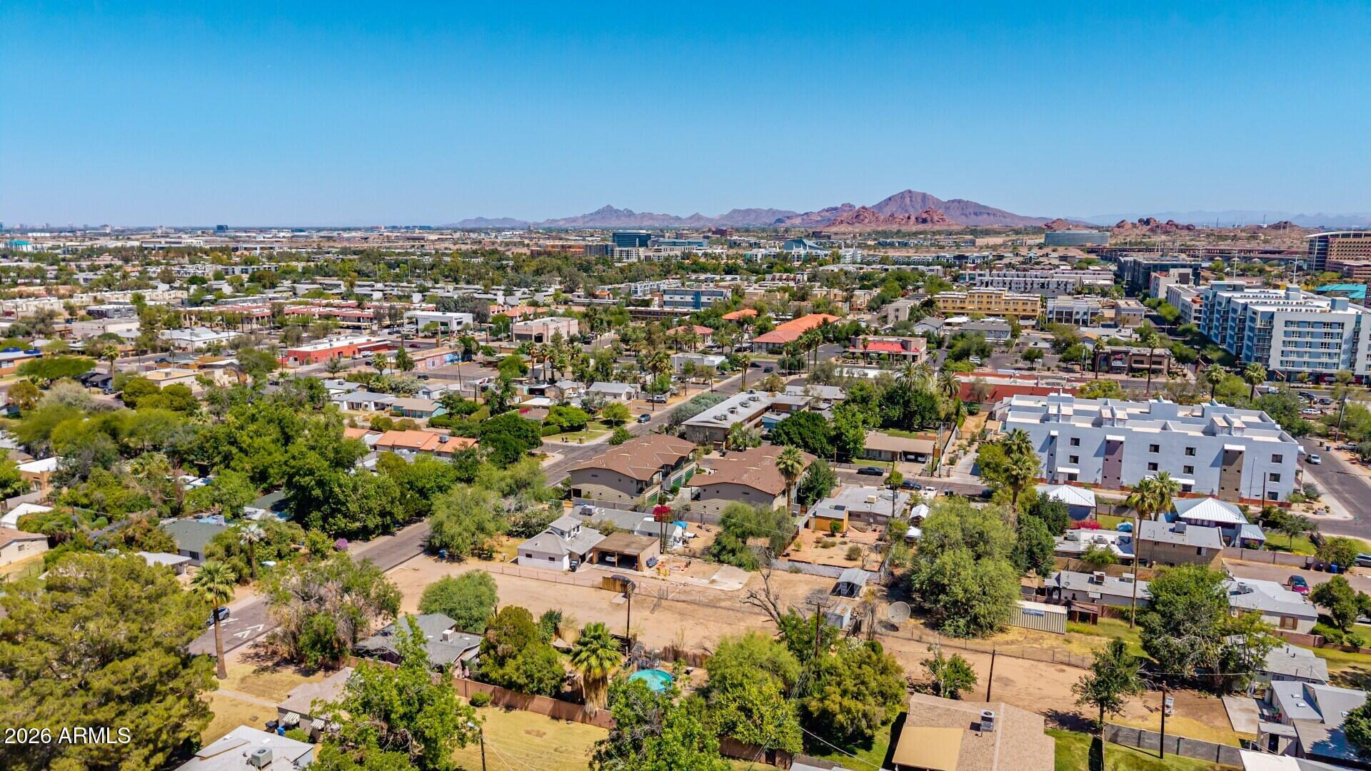 919 South Wilson Street, Unit 5 Tempe, AZ 85281 - Photo 8 of 14 an aerial view of residential houses with outdoor space