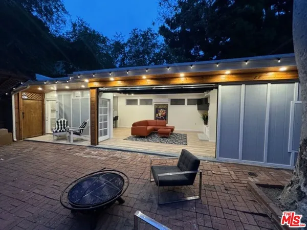a view of a house with a patio
