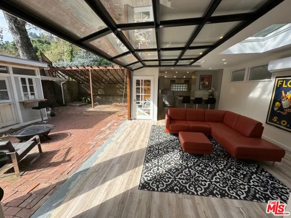 a outdoor space with patio lots of furniture