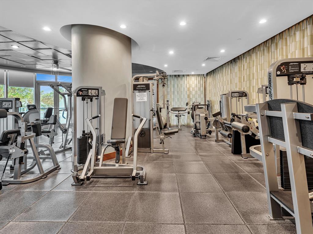 1600 South Ocean Boulevard, Unit 403 Pompano Beach, FL 33062 - Photo 52 of 52 a view of a room with gym equipment