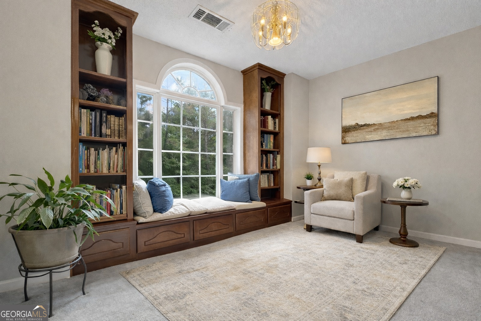 715 Frog Road Locust Grove, GA 30248 - Photo 21 of 56 a living room with furniture and a large window