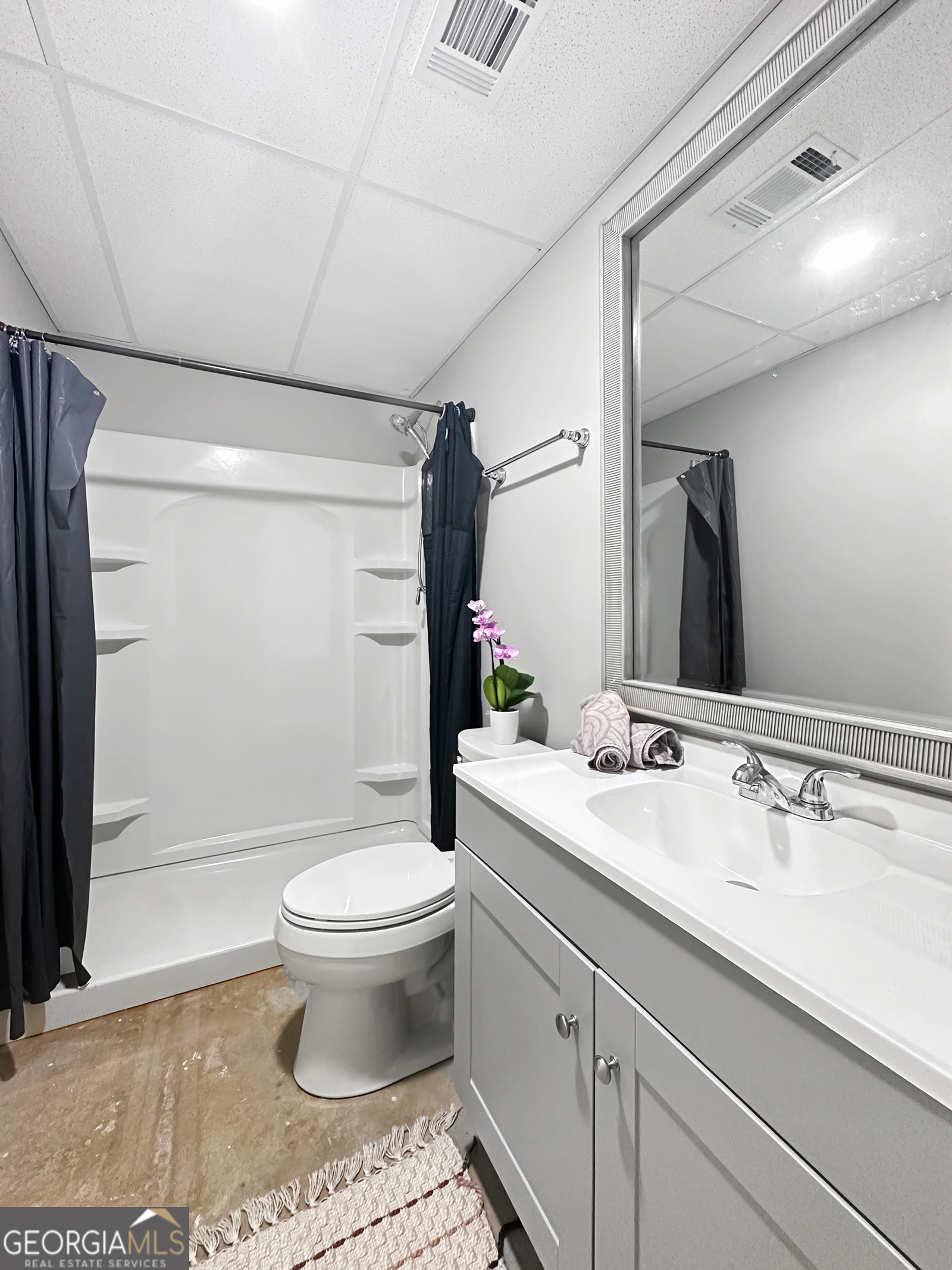 715 Frog Road Locust Grove, GA 30248 - Photo 41 of 56 a bathroom with a sink toilet and shower