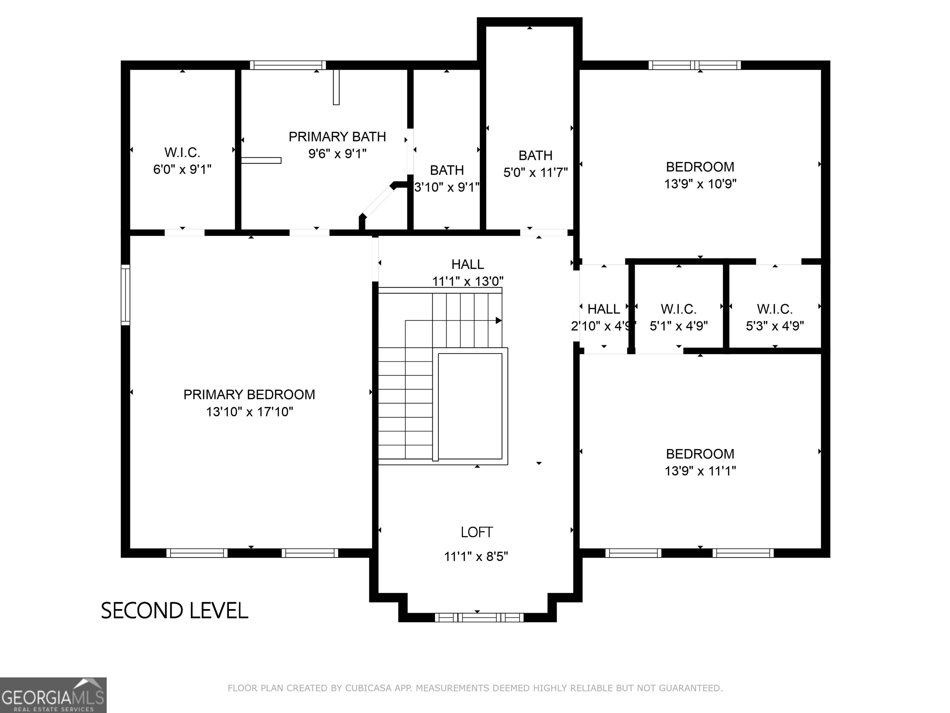 715 Frog Road Locust Grove, GA 30248 - Photo 55 of 56 Floor Plan - Second Level