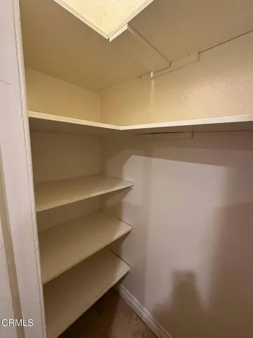 a close view of closet