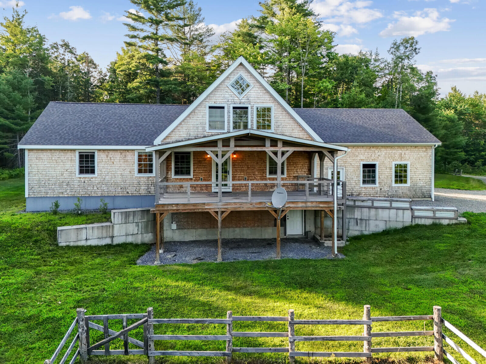 86 Skidmore Road North Anson, ME 04958 - Photo 51 of 70 Garden looking at back of house