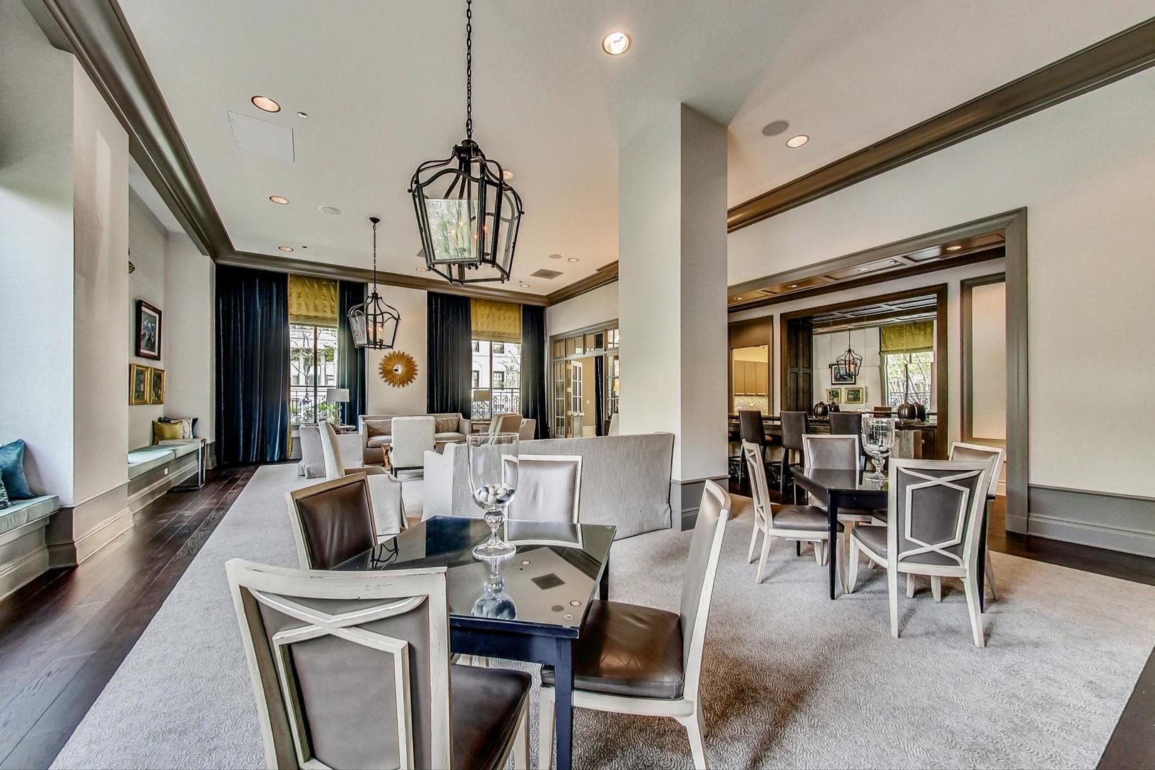 457 West Deming Place Chicago, IL 60614 - Photo 57 of 63 a view of a dining room with furniture window and outside view
