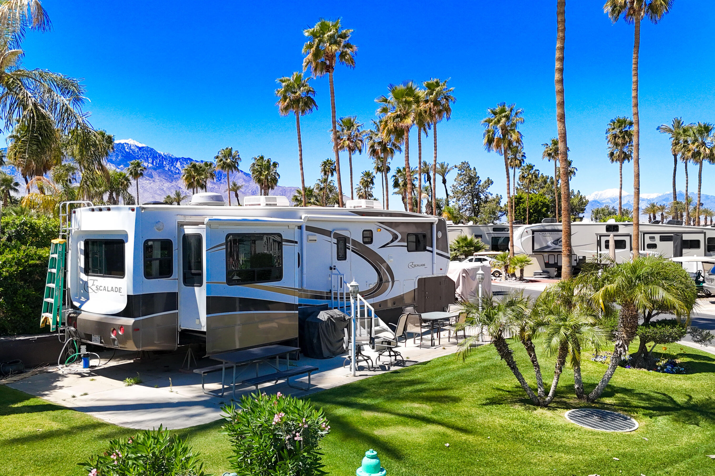69411 Ramon Road, Unit 504 Cathedral City, CA 92234 - Photo 4 of 56 a view of a house with a yard porch and sitting area